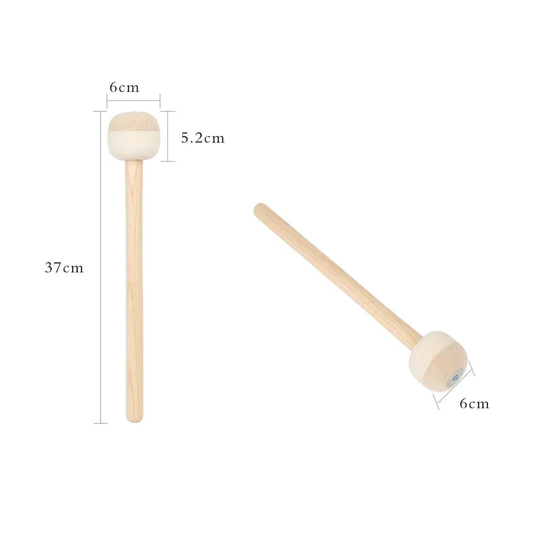 IRIN Professional Drum Sticks Gong Mallets Drum Hammers Marching Drums Snare Drumsticks Percussion Instrument Accessories