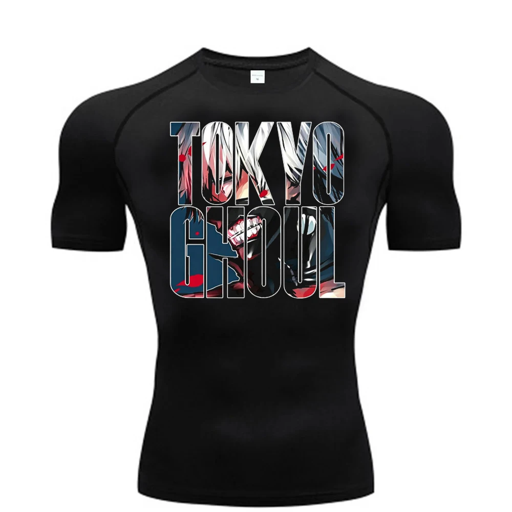 Tokyo Ghoul tshirt Tracksuit Gym Fitness party 80s japanese harajuku manga dollette goth emo cheap japanese