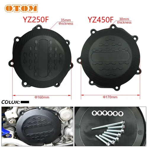 Accesorios de motocicleta Protector de cubierta de embrague Protector de motor de plástico para YAMAHA YZ250F YZ250FX WR250F YZF YZ450FX WR450F 2011-2020