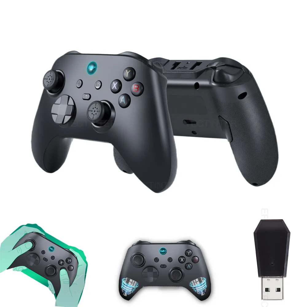 وحدة تحكم لاسلكية G6 لجهاز نينتندو سويتش 1/2 لوحة ألعاب بتأثير القاعة لأجهزة الكمبيوتر/سويتش/PS3/PS4/أندرويد/IOS عصا تحكم بلوتوث #1