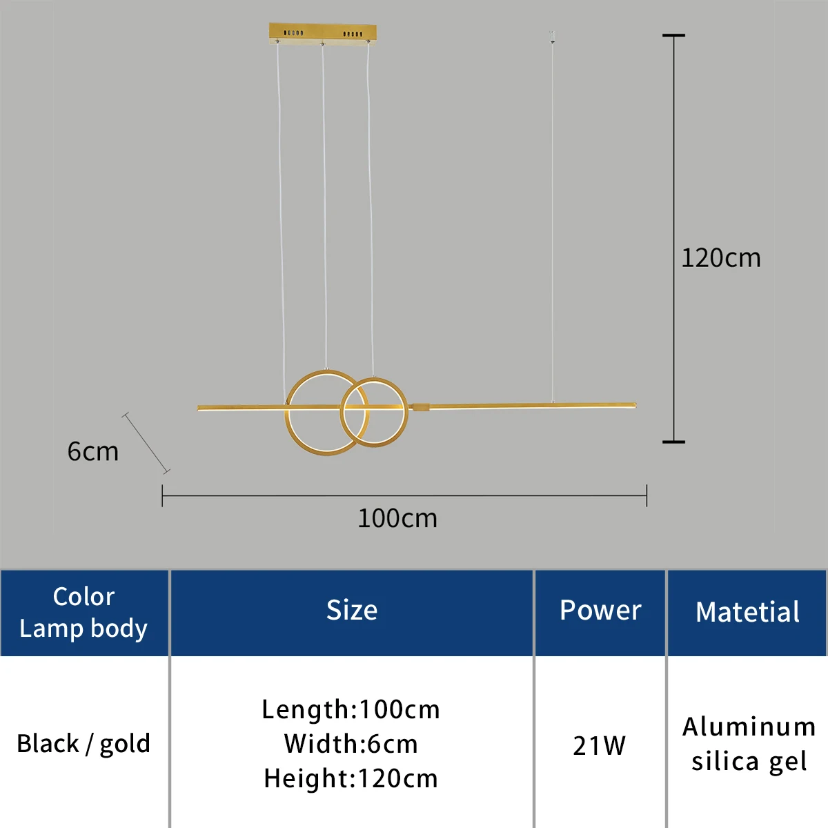 Nordic Simple LED Chandelier for Kitchen Sala de jantar Lâmpadas suspensas modernas, Luminária interior, Decoração do quarto