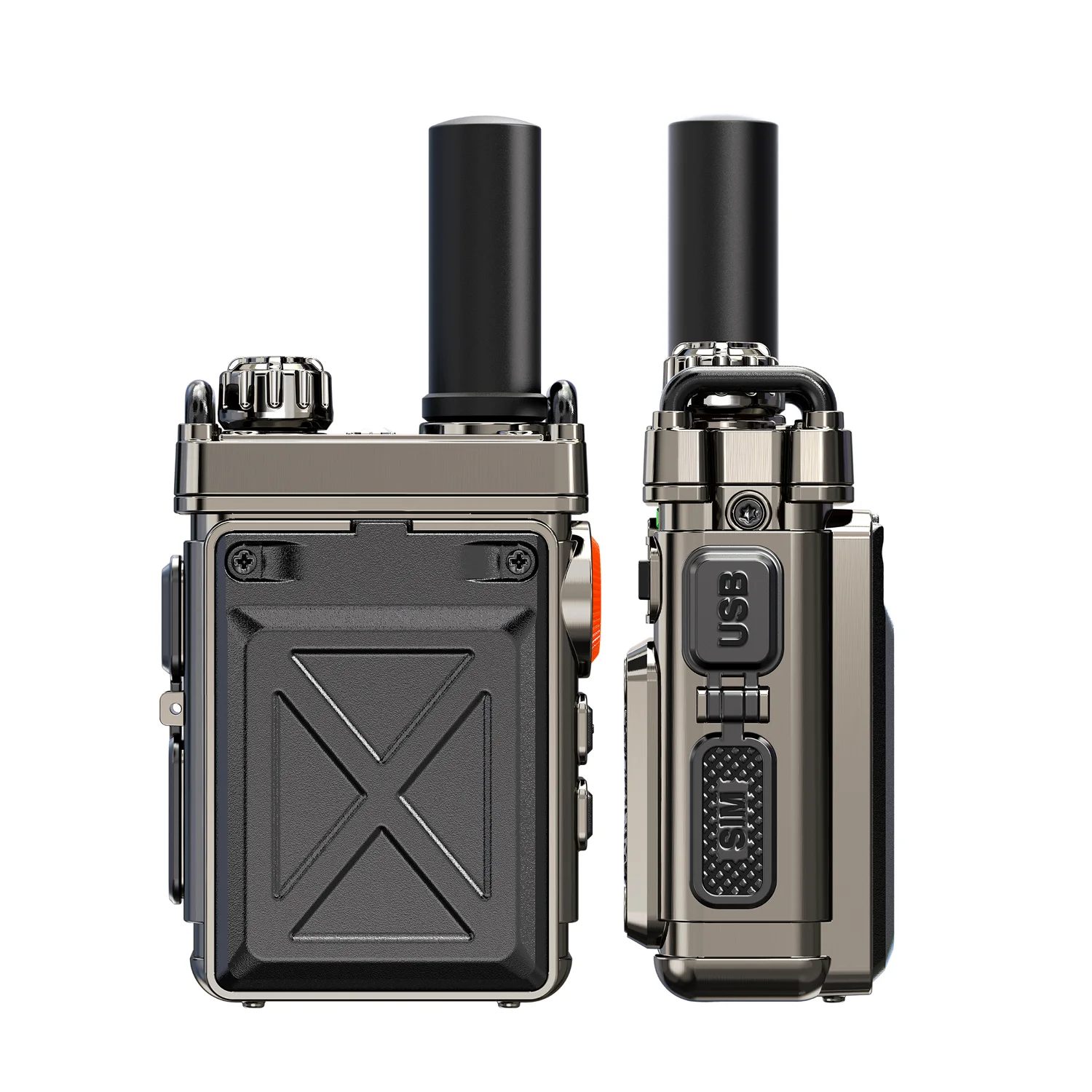 Mini S9 Portable 5G Public Network Intercom with 5KM Communication Weather Forecast GPS Positioning And Group Call Function