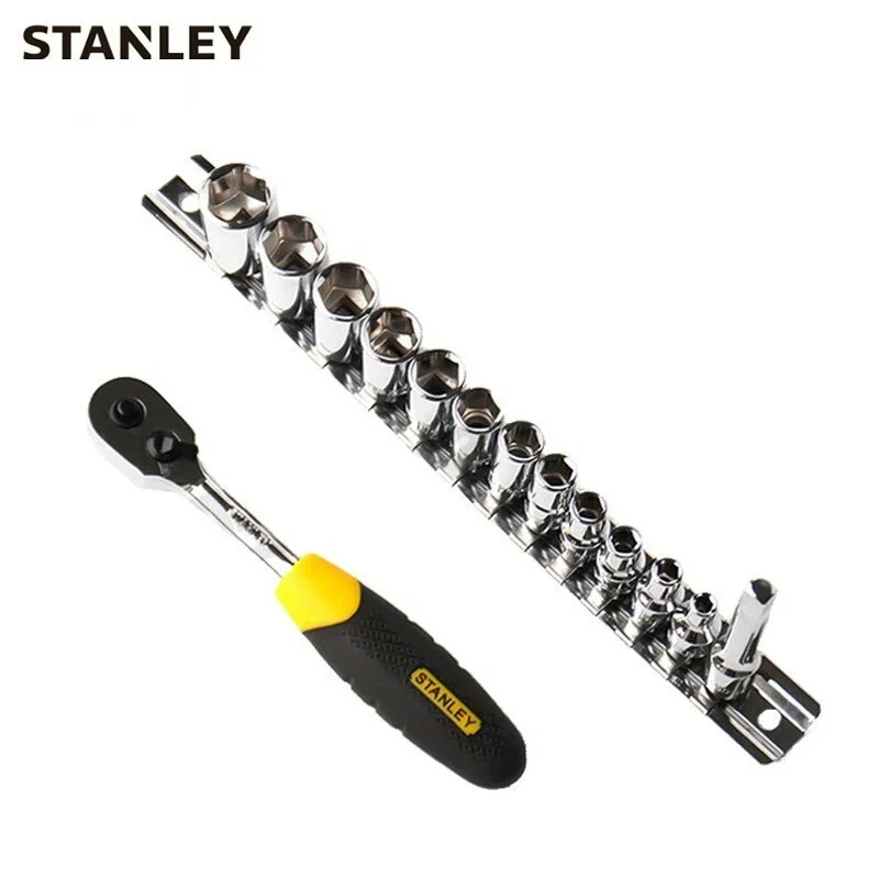 STANLEY 95-321-1-23/95-322-1-23/95-323-1-23 Series Sleeve Set Ratchet Wrench Set Auto Repair Tools Hand Tool Sets