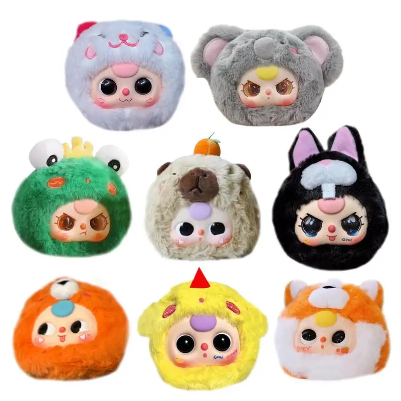 Comic Plush Toys Auto Dashboard Hugging Pillows Collectible Anime Ornaments Cute Baby Three-year-old Novelty Auto Accessories