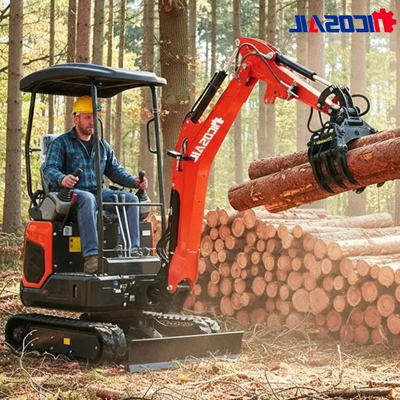 

High Quality EPA CE 1.8 Ton Mini Excavator Machine Hydraulic Multifunctional Mini Excavator Digger Small Excavator For Farm