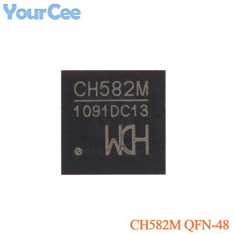 2 pz/1 pz CH582M Core Scheda di Sviluppo a bassa potenza BLE5.3 Wifi senza fili Bluetooth microcontrollore RISC-V modulo MCU doppio USB CH582M