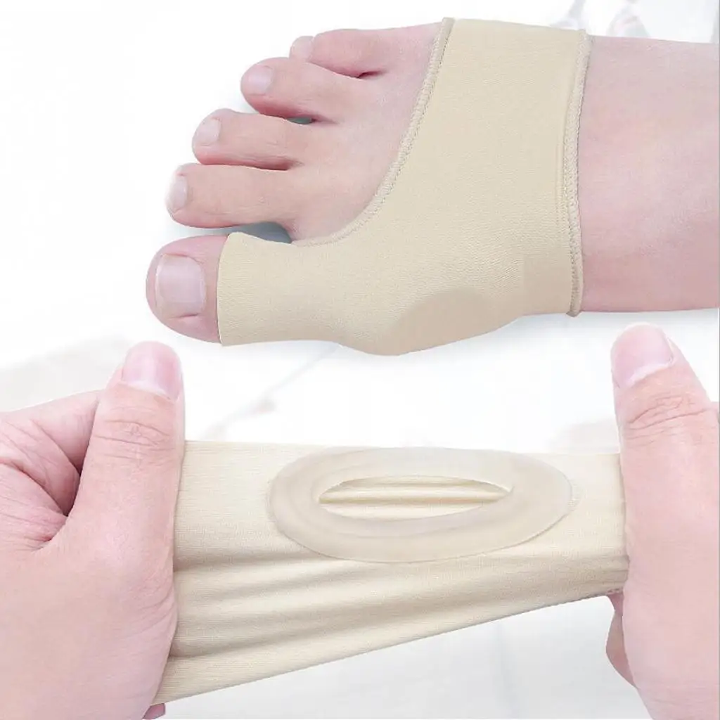 Gel Pad Bunion Corrector Sleeves Stretchable Toe Spreader Cushion for Foot Pain Relief and Protection