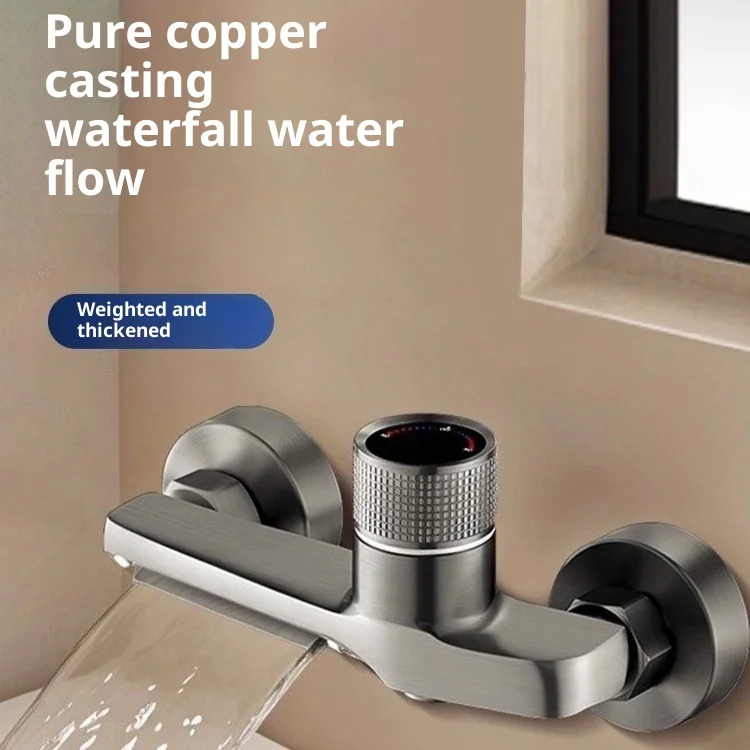 

Water heater mixing valve, waterfall-style bathroom shower switch valve, special hot and cold shower faucet for bathtub bathing