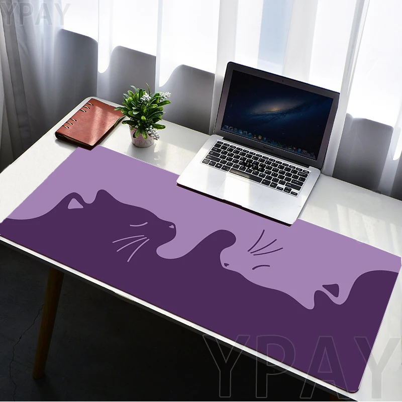 

Cute Mouse Pad Gamer Mousepads Cat Big Gaming Mousepad XXL Mouse Mat Large Keyboard Mat Office Desk Pad For Computer Laptop