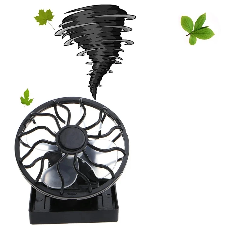 Portable Mini Solar Powered Clip Fan Mountain Climbing Camping Wilderness SurvivalSummer Hat Clip Cooler Fan