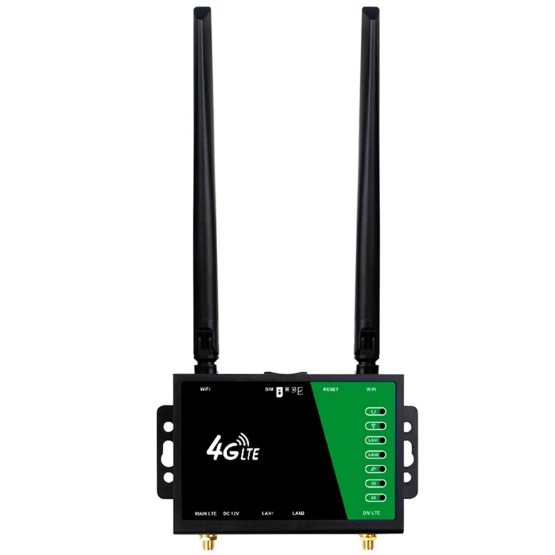 Imagem -03 - Roteador sem Fio com Slot para Cartão Sim Hotspot Móvel Portátil Antena Externa Industrial 4g Wifi 32 Usuários 300mbps Cpe