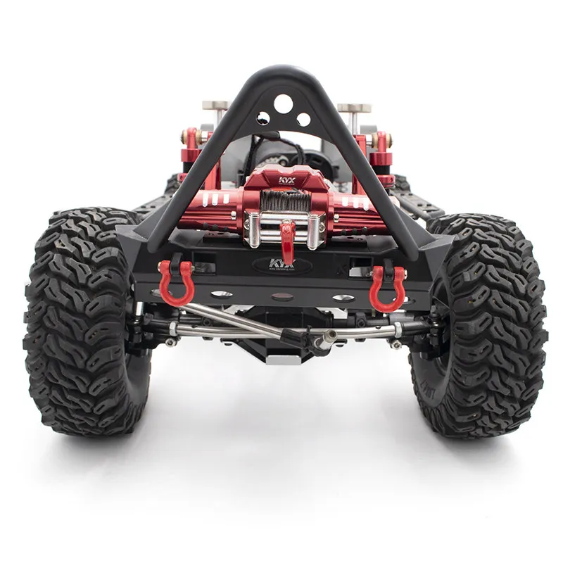 KYX RC2 simulation model car aluminum alloy dual motor winch aluminum alloy CNC precision carving rescue winch