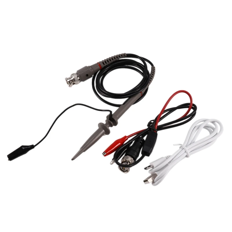 1 ชุด Digital Handheld Oscilloscope 5M แบนด์วิดท์ 20Msps อัตราการสุ่มตัวอย่าง Mini ขนาด DSO PRO Oscilloscope พร้อม P6100 Oscilloscope Pro