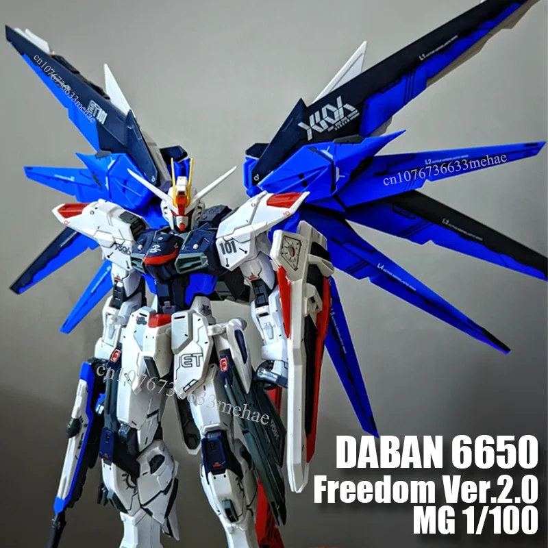 

DABAN 6650 Freedom Ver.2.0 MG 1/100 ZGMF-X10A Комплект сборной модели, игрушки, фигурки, пластиковая модель робота, подарки для детей