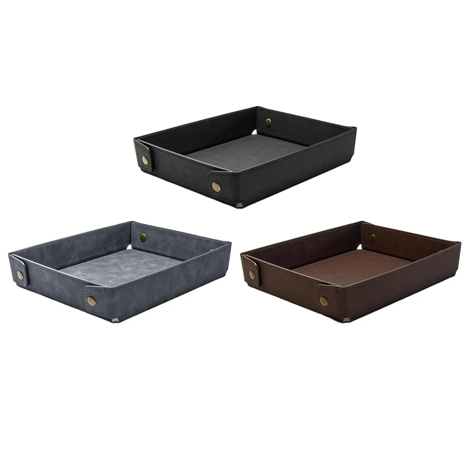 

Storage Valet Tray Foldable Fashionable for Jewelry Eyeliners Hair Accessory