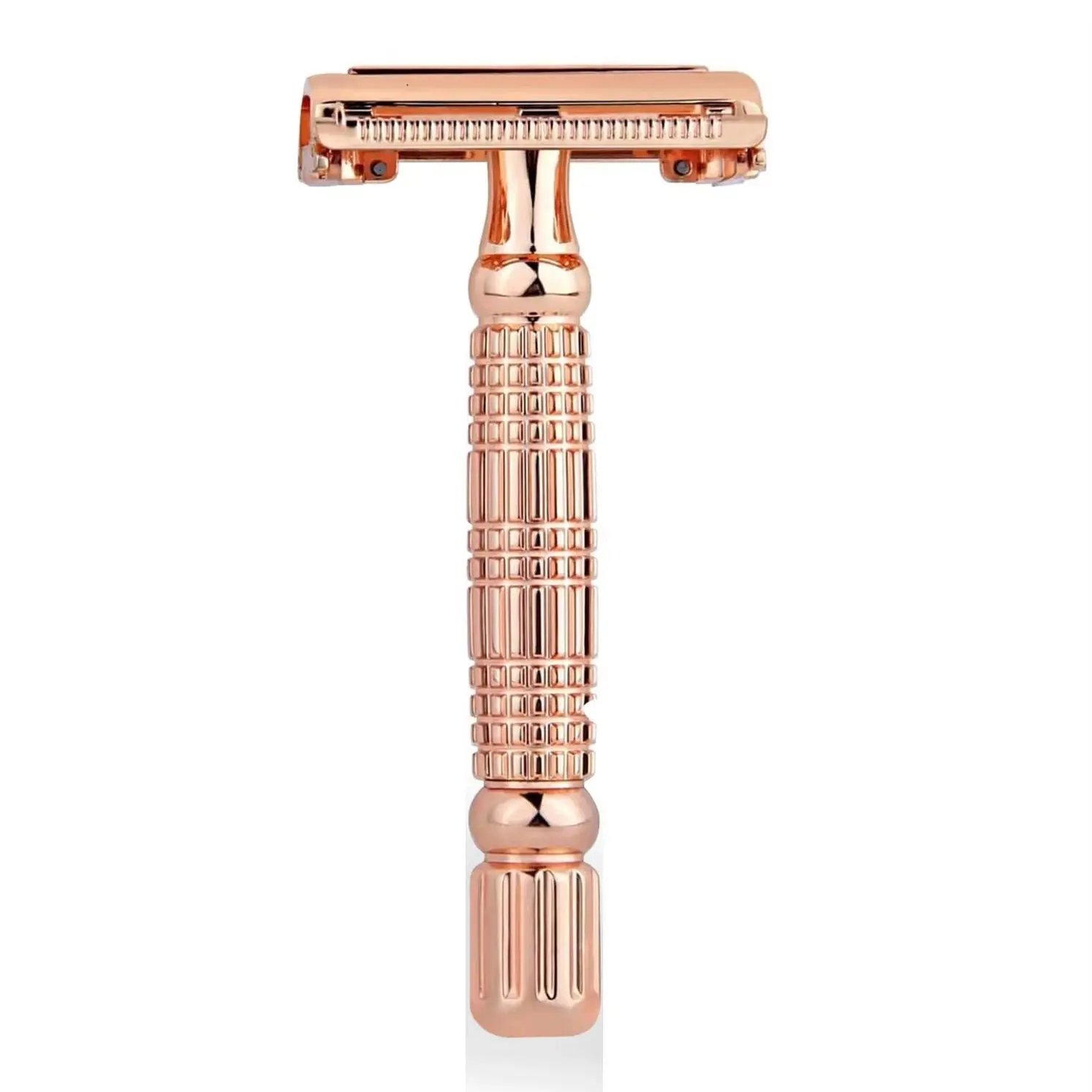 Roségoldener Schmetterlings-Sicherheitsrasierer für Frauen, Umweltfreundlicher Wiederverwendbarer Klassischer Metall-Handrasierer für Gesicht und Körper – Detail 6