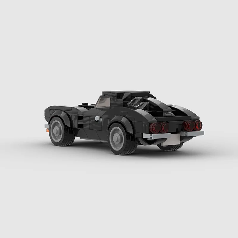 MOC ブラックスーパースポーツカービルディングブロックレンガ DIY セットギフトおもちゃ男の子 & 女の子 & 大人 223 個