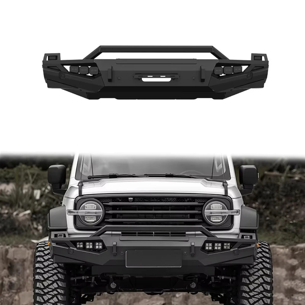 TENGQIAN High Quality 4x4 Off-road Accessories Collision Bumper Bar Carbon Steel Front Bumper for GWM Tank 300 2020-