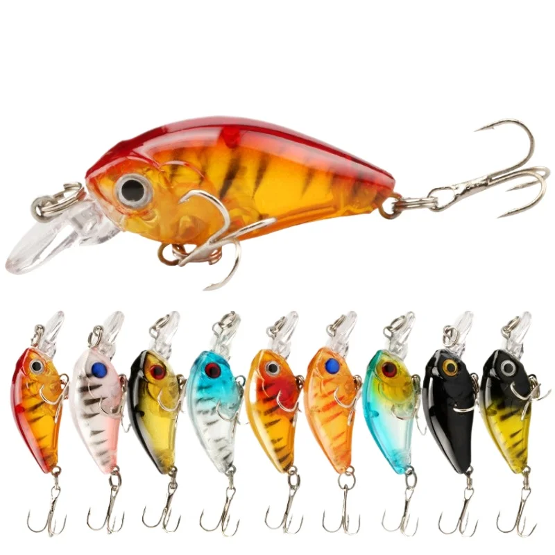 

4g Micro Minnow Lure - Plastic Bionic Crankbait for Small Predator Fish Freshwater Micro Fishing Tackle