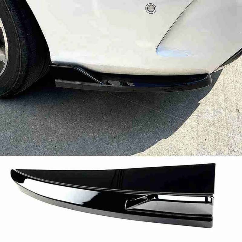 NEW-Rear Bumper Lip Spoiler Bumper Lip Rear Bar Wrap Corner Car For Mercedes-Benz C-Class W205 2015-2021 C180 C200 C260 C43