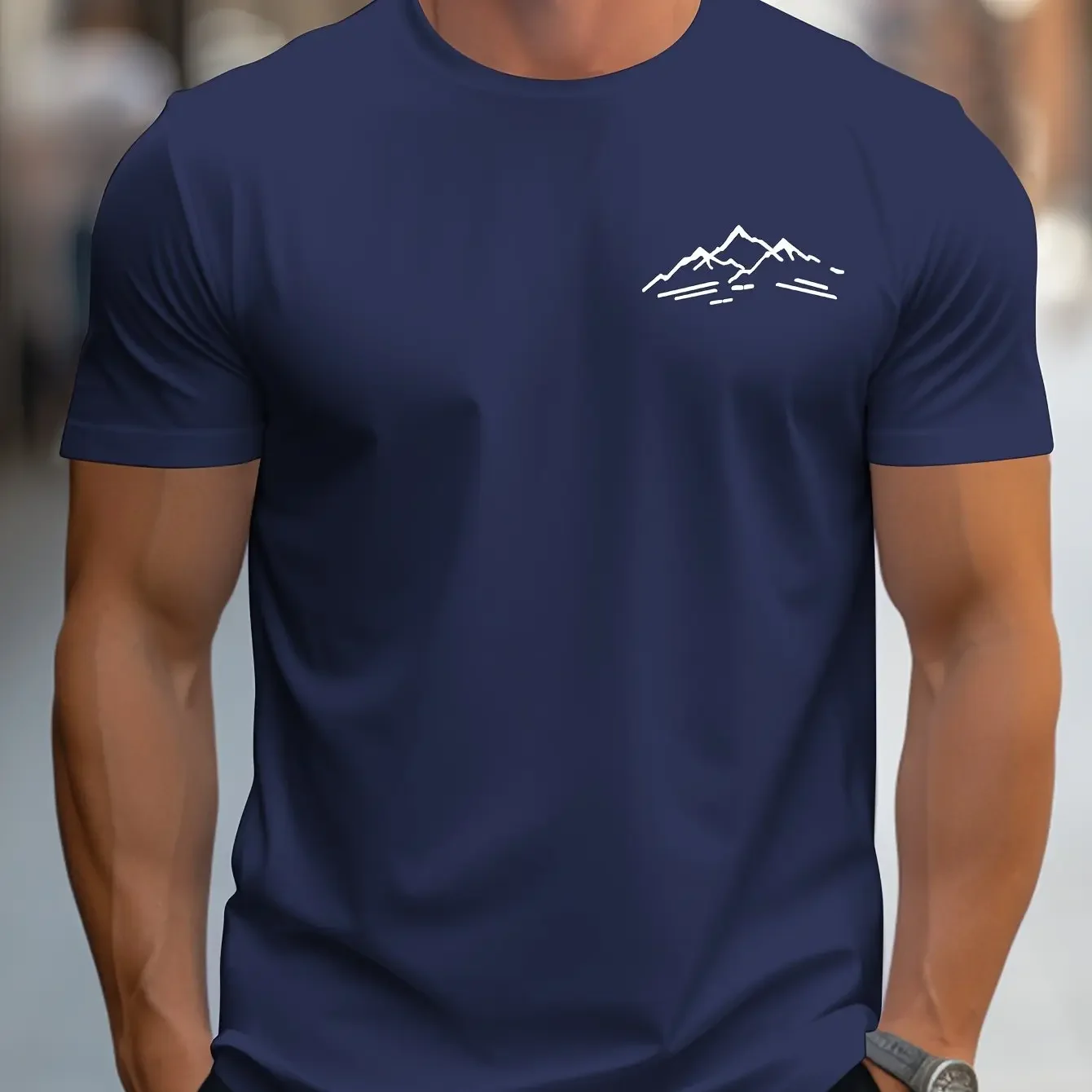 Interesting and Humorous Slogan Pattern T-shirt Innovative Gift Top