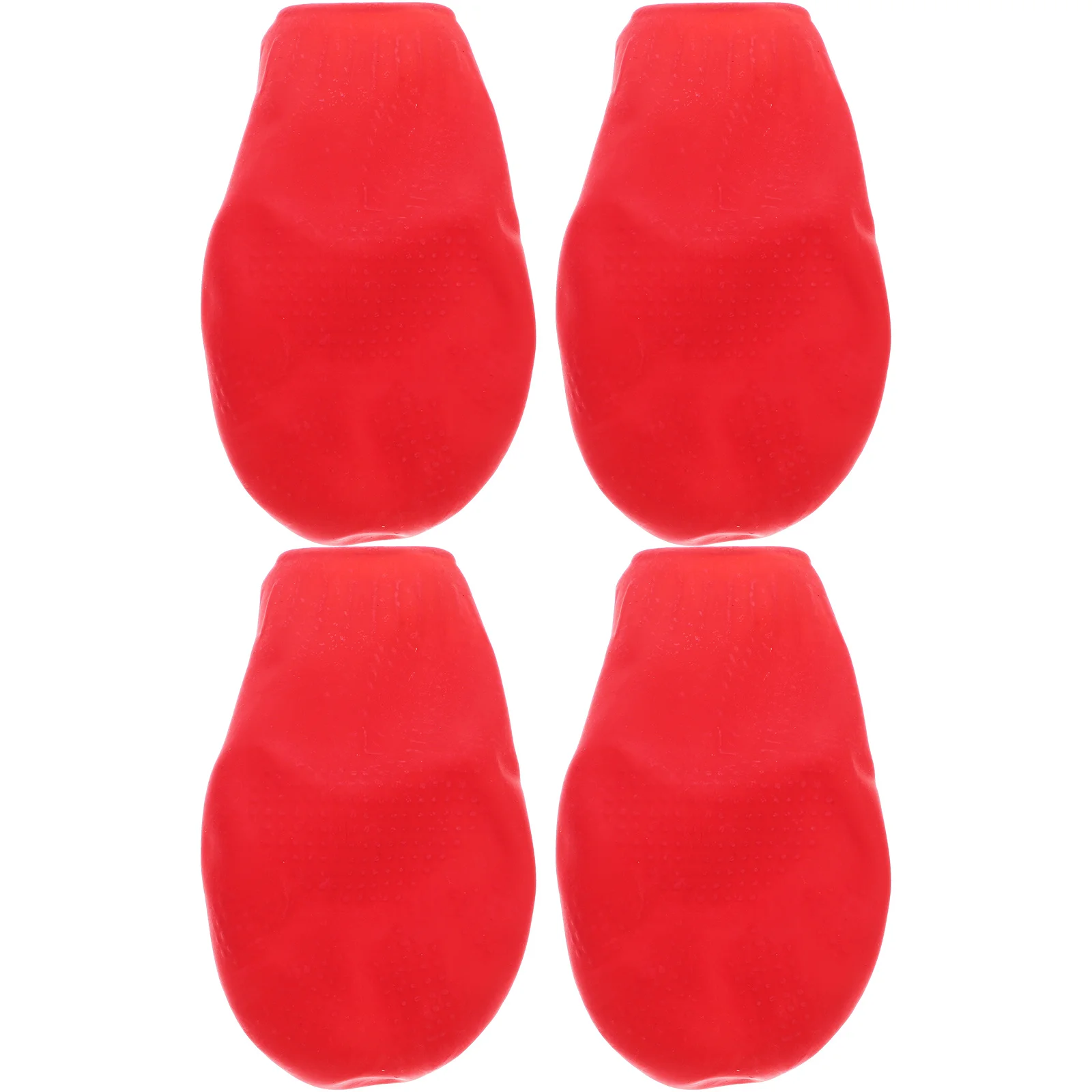 

4pcs Waterproof Shoes For Dogs Non-Slip Dog Boots Outdoor Walking Running Pet Shoes Snow Sand Protection Red Large