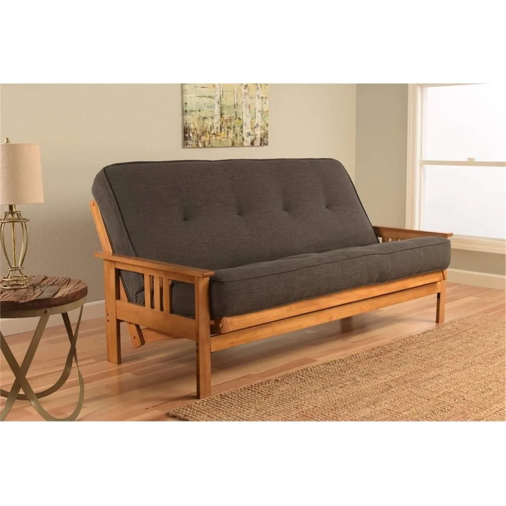 

Комплект Monterey Futon с отделкой Butternut, полный, льняной уголь