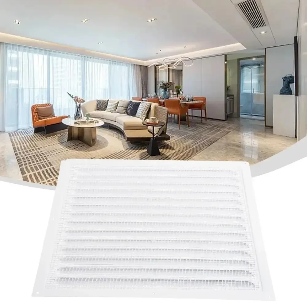 Aluminum Alloy Air Vent Grille Heating Cooling Vents Plate Exhaust Outlet Ventilation Cover 100/150/200/250/300 view 5