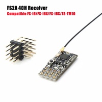 FS2A 4CH AFHDS 2A Mini Compatible Receiver PWM Output For Flysky FS-i6 FS-i6X FS-i6S FS-TM10 Transmitter RC Racing Drone