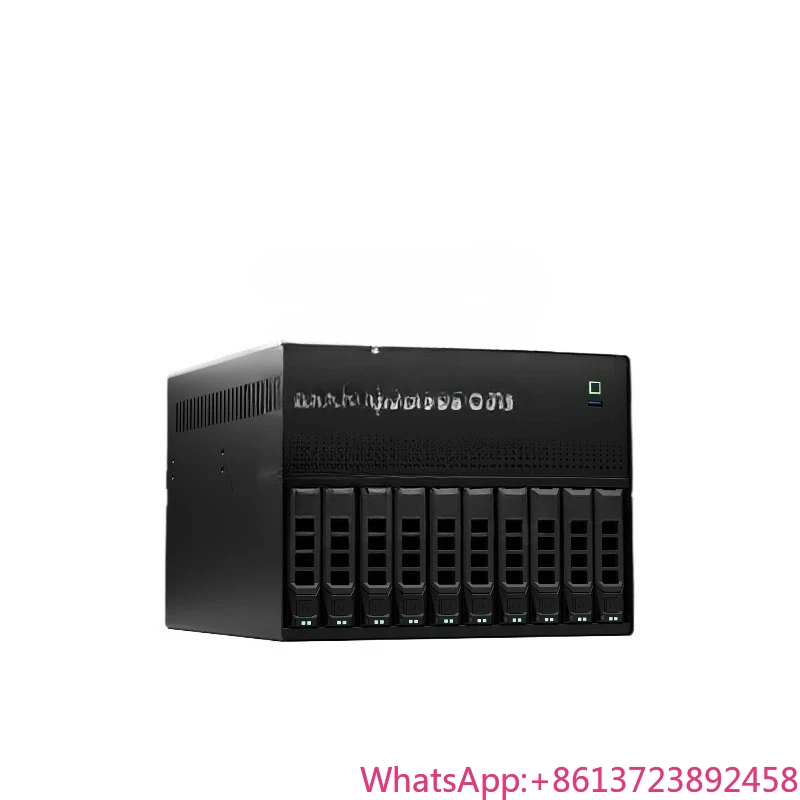 

Корпус NAS N10 на 10 + 2 отсека, поддержка материнских плат MATX, поддержка PCI-E, блок питания 1U