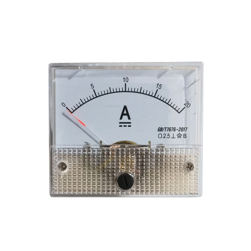 85C1 Ammeter Analog Current Meter Panel Mechanical Type Instrument Tool A0KF
