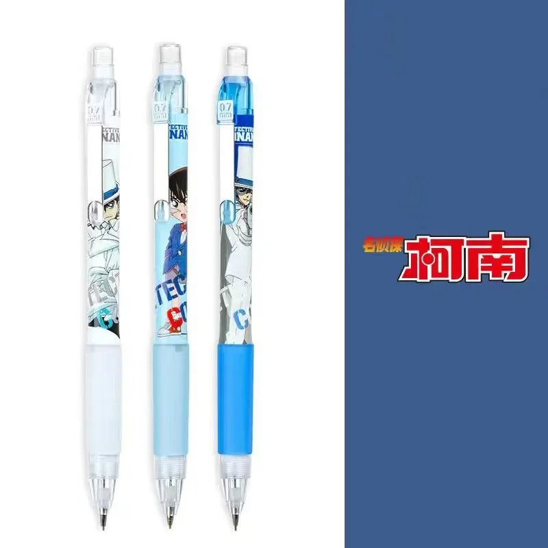 3 Stück Aihao 914c Conan 0.7/0,5mm automatische Bleistift Kunststoff Druck bleistifte für Kinder Geschenke Student liefert Briefpapier
