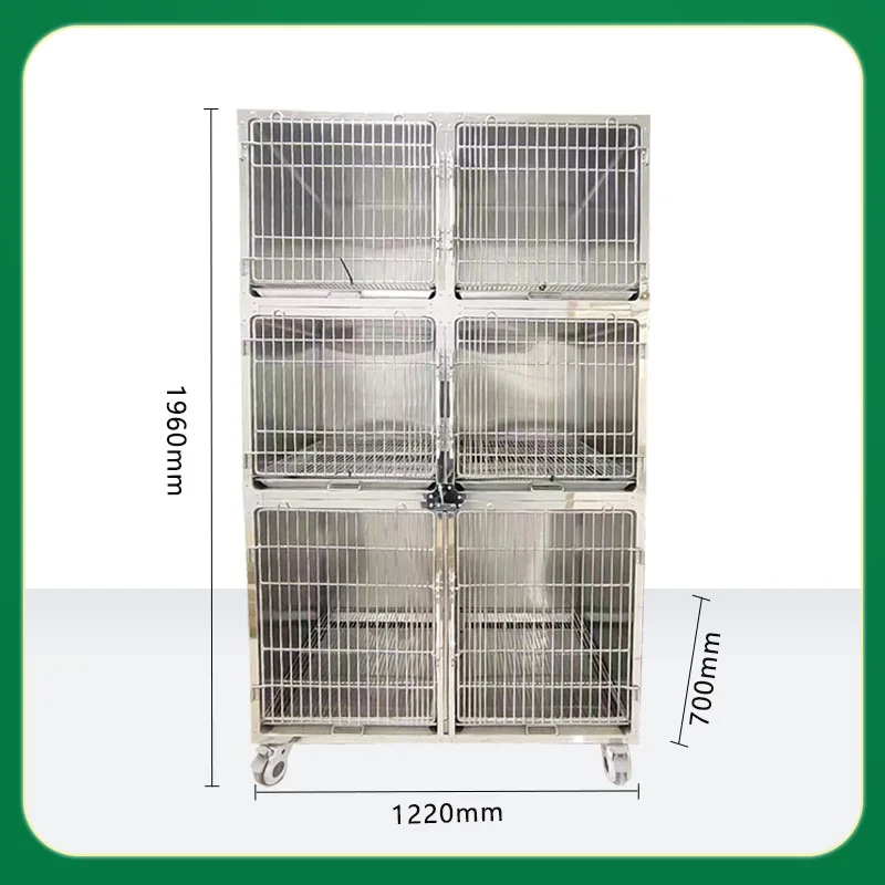 Inpatient Dog Cage Pet Hospital Constant Temperature Oxygen Chamber Breeding Isolation Cage Cat Cage Pet Store
