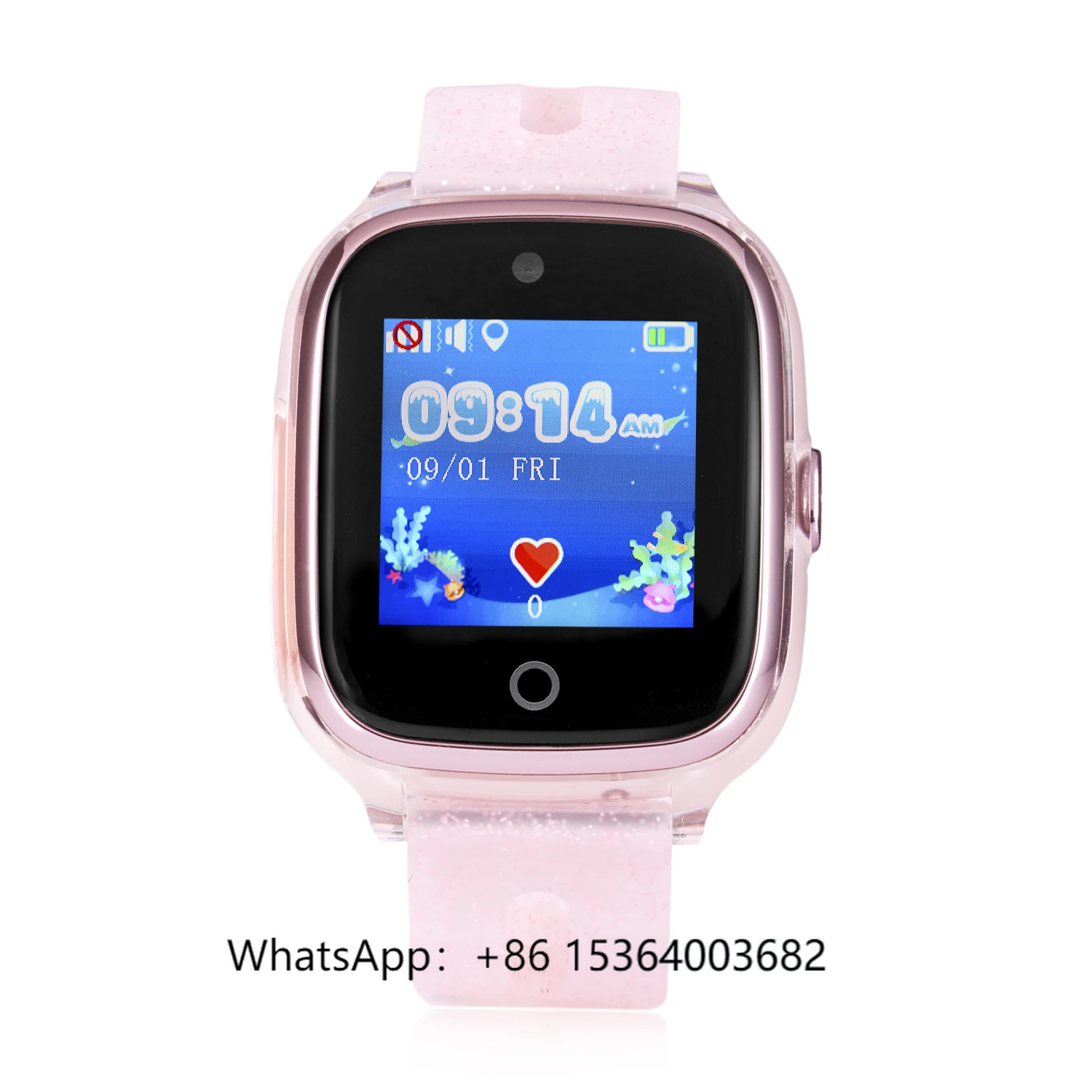 

TJXL-Wonlex Waterproof KT01 Camera SOS GPS Kids Tracker Smartwatch Phone Ce Rohs Mirco SIM Card Magnet Charger and User Bar