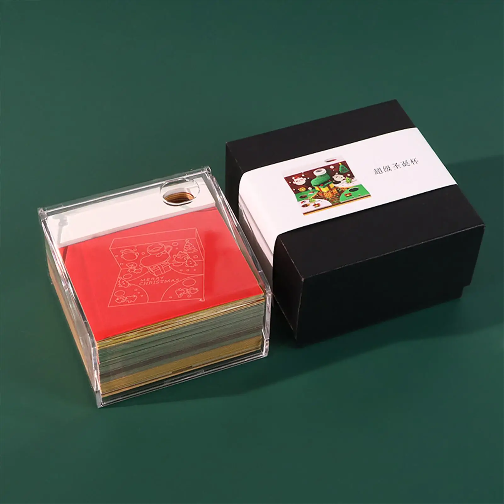 Kalendarz Notatnik z Odrywanymi Kartkami Planer Organizer Świąteczny Kalendarz z Papieru w Kształcie Rzeźby z Okładką do Planowania Dziennego i Zarządzania Obowiązkami