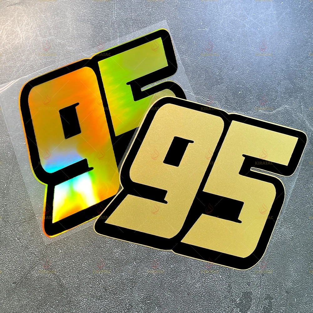 

Золотой номер 95, наклейки для мотоциклов, обтекатели для мотоциклов, автомобильные плавки, оконные скутеры, кузов, универсальные водонепроницаемые виниловые наклейки