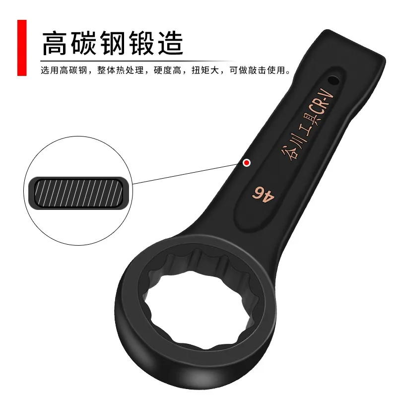 단일 헤드 개방형 산업용 등급 헤비듀티 태핑 렌치 24/30/32/36/41/46 링 렌치