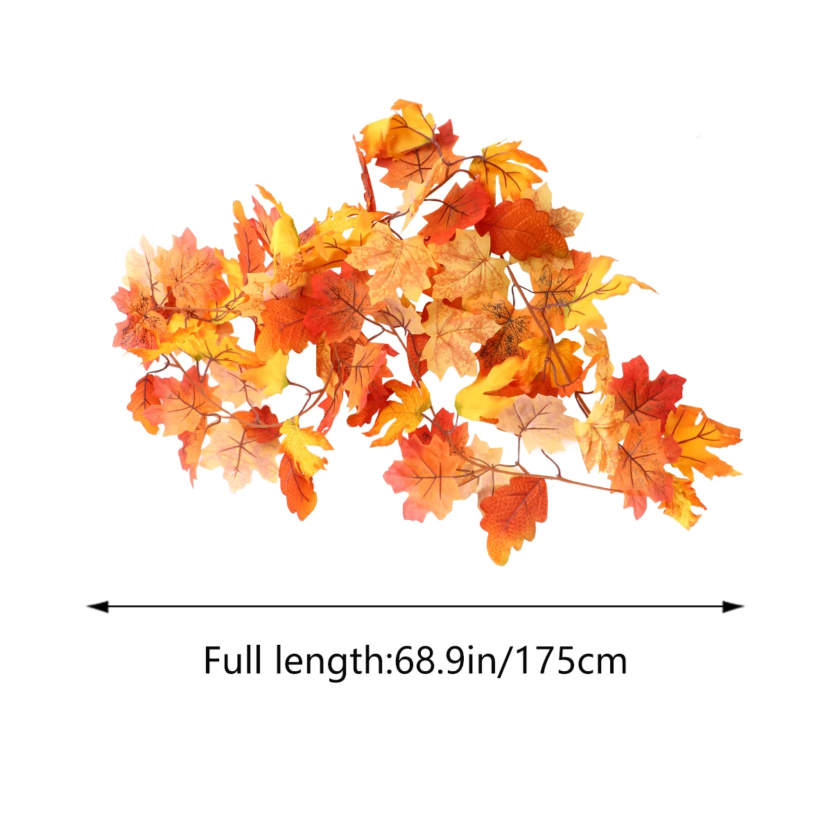 

Simulated Maple Rattan Artificial Greenery Garland Faux Plant Decor for Home Garden Party Holidays Thanksgiving GiftsDecorations