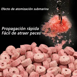 Atrayente granulado hueco aroma pescado para carpa eficaz duradero