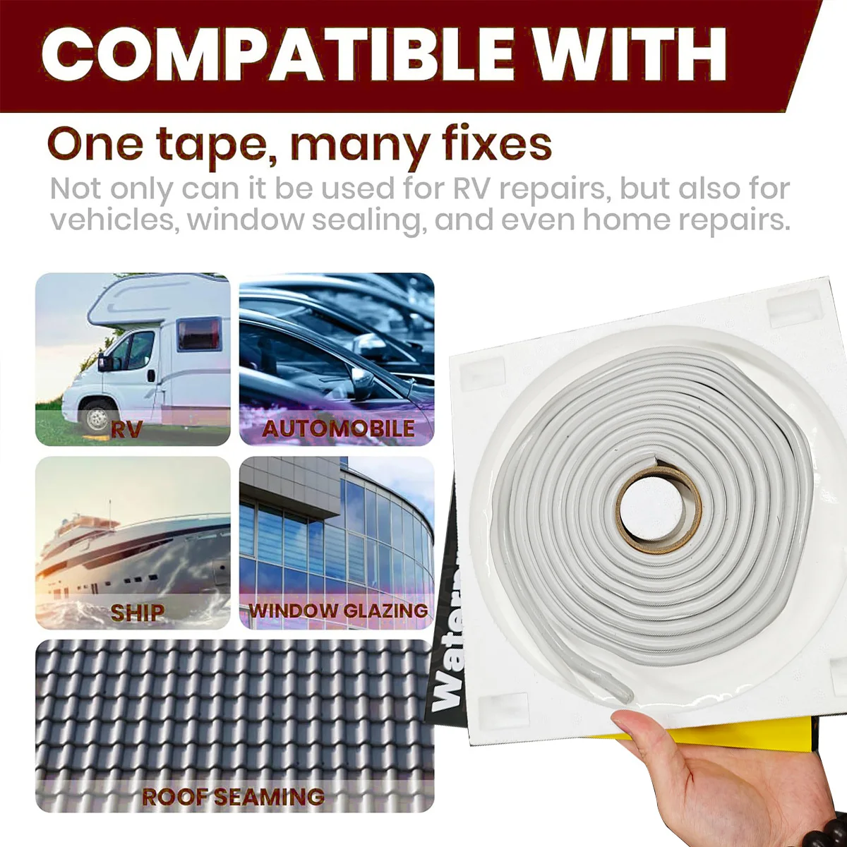 Headlight Sealant Seal Snake Car Headlamp Glue Butyl Rubber Glue Reseal Hid Headlamps Taillight Shield Glue Waterproof Tapes view 3