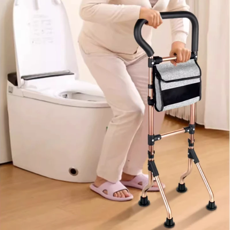 

Прикроватные поручни, опорная стойка для ванной комнаты для пожилых людей, поручень для подъема с кровати с перфорированными отверстиями для пожилых людей