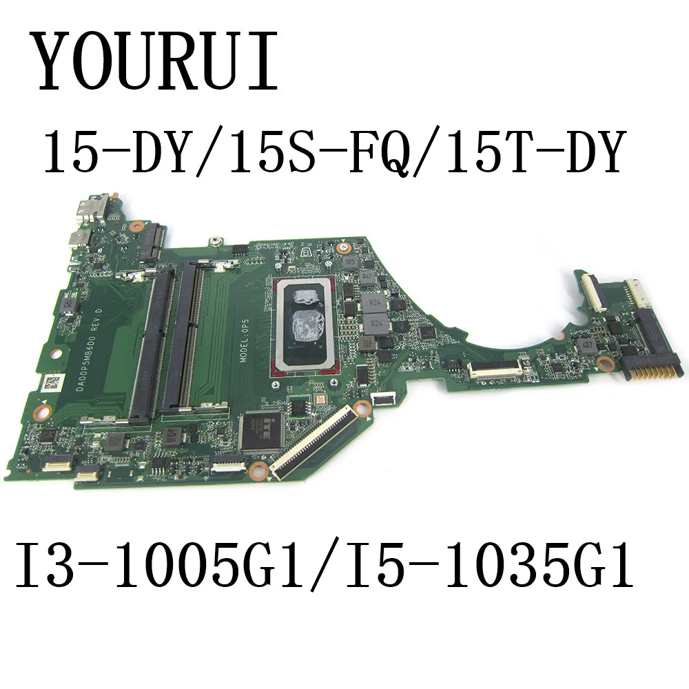 

For HP TPN-Q222 15S-FQ 15-FQ 15T-DY 15-DY Laptop Motherboard with I3-1005G1/I5-1035G1 CPU DA0P5DMB8C0 Mainboard