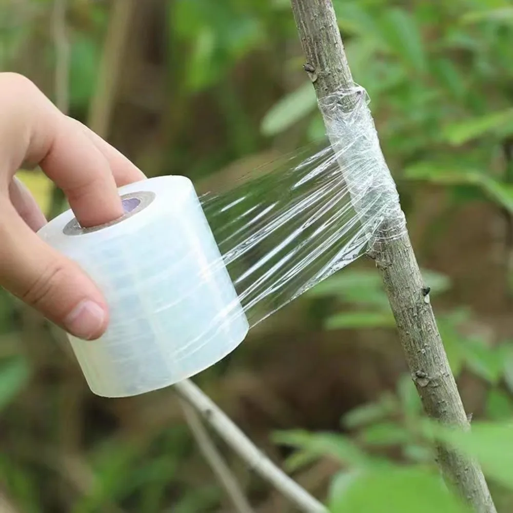 Película Especial para Injertos, Película de PE, Cinta Autoadhesiva para Injertos de Árboles Frutales de Jardín, Cinta de Atadura, Película de Enrollado
