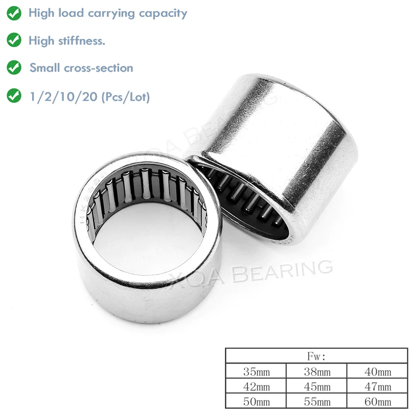 Needle Roller Bearing Stamped Shell HK405032/405038 HK424924 HK4512/4516/4518/4520/455524/455538 HK475324 HK5016/5012/5016 HK