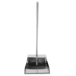 Stainless Steel Dustpan Long Handled Garbage Dustpan portable Upright Dustpan durable Refuse Container Home Lobby Cleaning tool