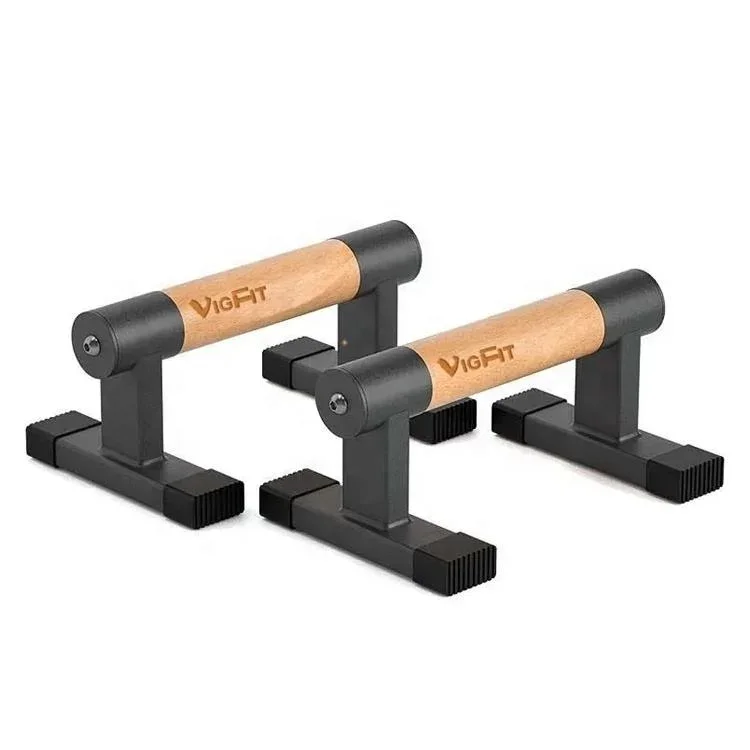 Barre push up antiscivolo in legno Barre per parallette Barre per cavalletto per esercizi al pavimento fitness calisthenics