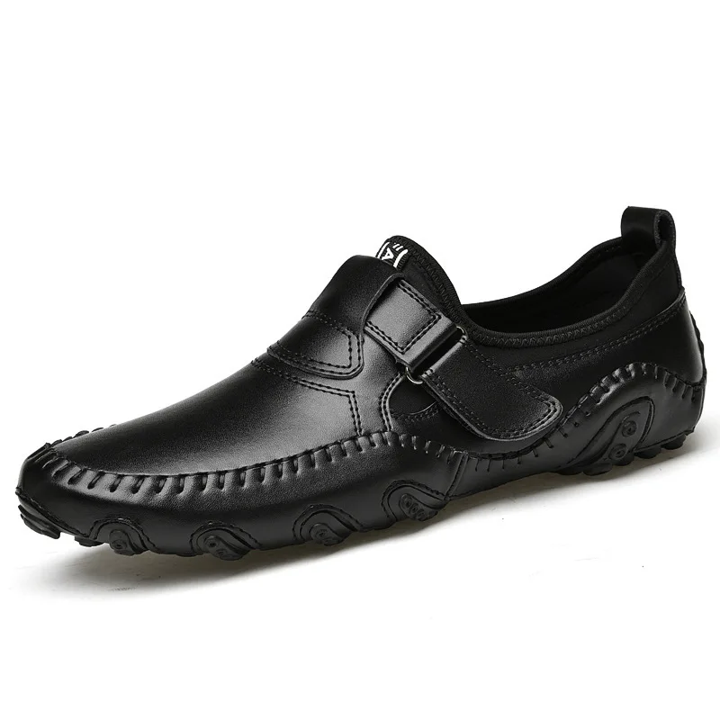 Mocasines blancos para hombre, calzado de ocio, transpirables, estilo británico, talla grande, novedad de 454647