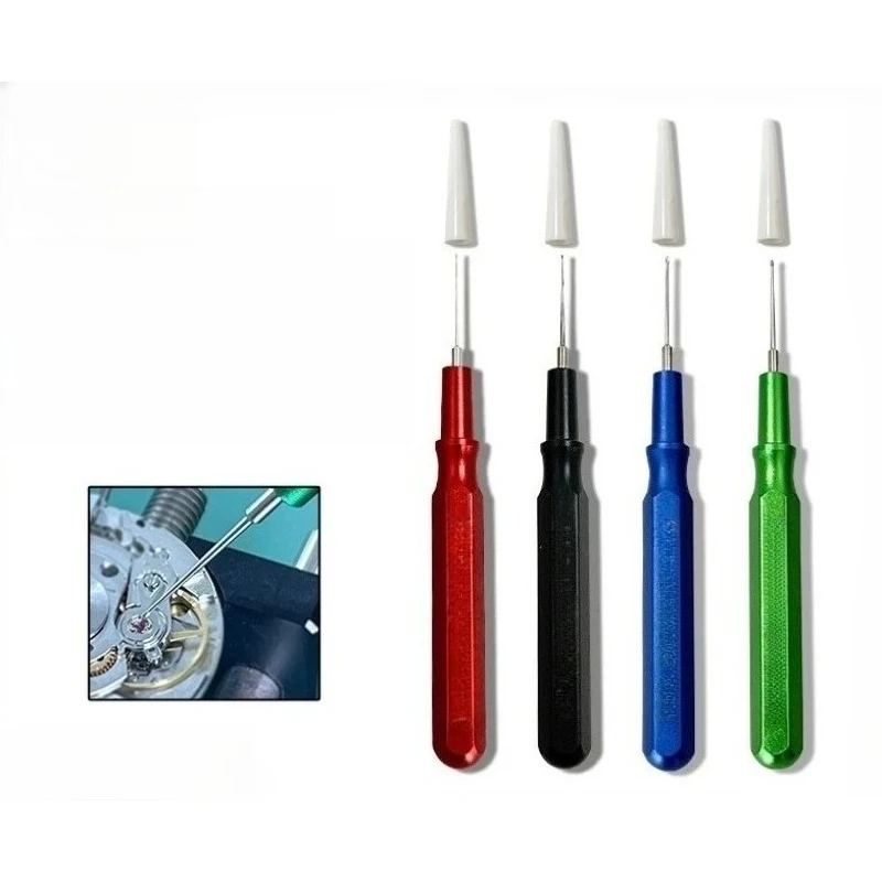 Precision Watch Oiler Set 4 Pieces Metal Oil Pen for Watchmakers Movement Oiling Repair Maintenance Tool