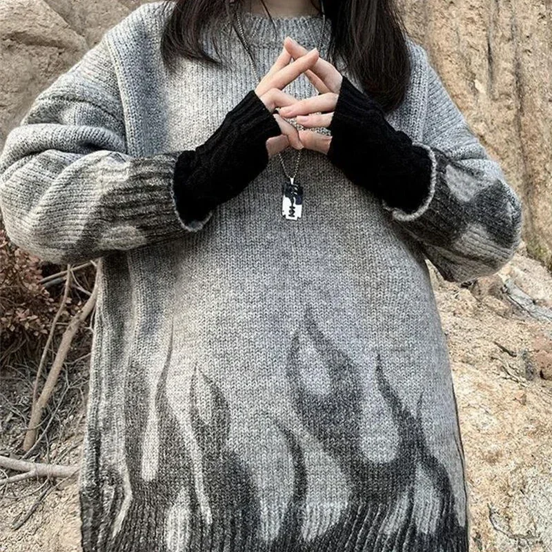 1 paar Winter Halbe Finger Handschuhe Frauen Mädchen Warme Gestrickte Handschuhe Einfarbig Stricken Kurzen Handschuh Punk Gothic Fingerlose Fäustlinge