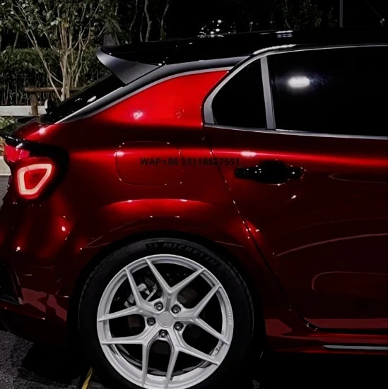 

Moben Super Cool, жидкий металл, красный материал ТПУ, меняющая цвет пленка, устойчивая к ультрафиолетовому излучению, не желтеющая, идеально подходит для автомобильной пленки, наклейка Ppf